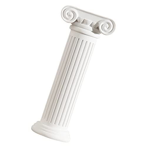 GAROZATION Roman Column Flower Insert Decorative Wedding Home Ornament Resin Sculpture Flower Arrangement