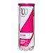 Wilson Intrigue All Court Pink Tennis Balls - 3 Ball Can (2 Cans)