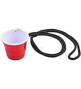 Red Cup Living Reusable Shooter Cup with Lanyard, 2 oz, Red - Set of 1