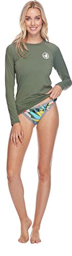 Image of Body Glove Women's Smoothies Sleek Solid Long Sleeve Rashguard with UPF 50+