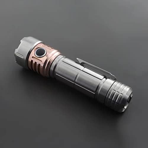 Wildtrail 18650 Titanium Flashlight Edc Led Sst40 Torch Mini Usb Rechargeable 2300 Lumen Super Bright (Battery Not Included) #TOP2