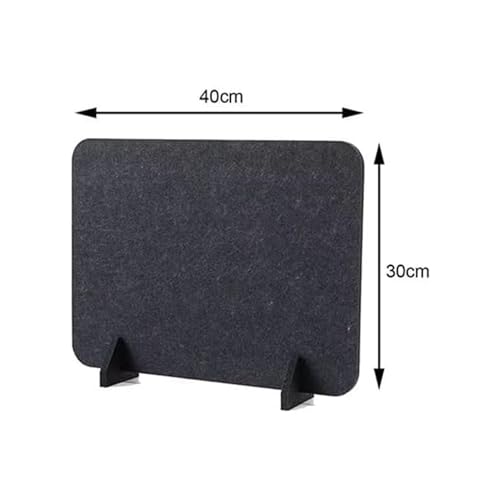Cloison de bureau anti distraction panneau bleu de table - 2