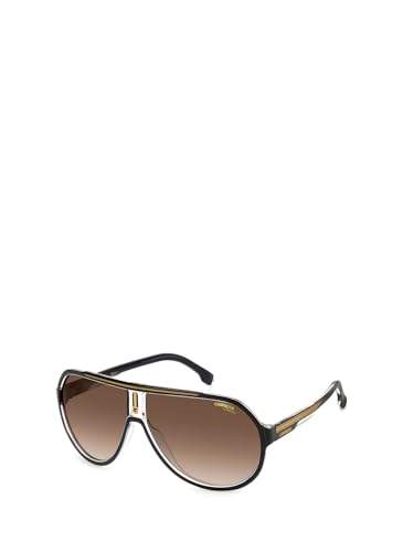 Carrera Men's 1057/S Square Sunglasses, Black Gold, 64mm,11mm + 1