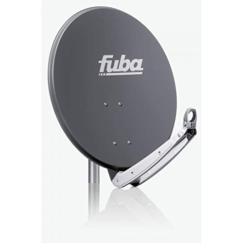 Fuba Digital Sat-Anlage 4 Teilnehmer | Sat Komplettset - Premium Aluminium Sat Schüssel Fuba DAA 650 in Wunschfarbe + DEK 417 Quad LNB 4 Teilnehmer 8K, 4K, UHD, HDTV und 3D-kompatibel