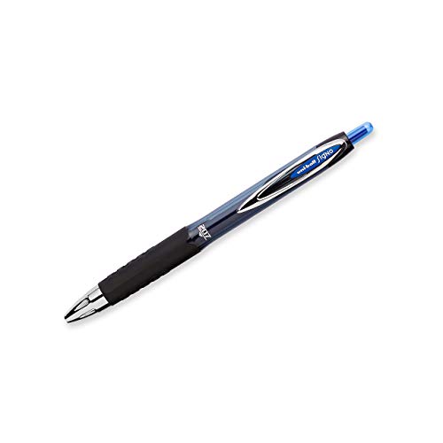 Bolígrafos retráctiles de gel azul x12 miniatura 2
