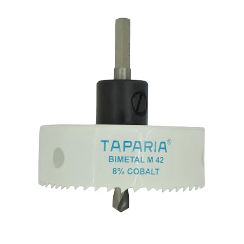 Image of Taparia Bimetal Mini Hole Saw HSM 60 - Precision Cutting Tool, High -Speed Steel Teeth for Wood, Metal & Plastic
