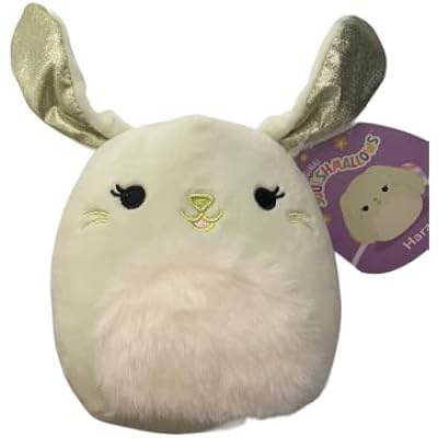 Squishmallow Easter Squad Spring 2023 Squishy Stuffed Animal Toy Plush (5 Fuzzy Belly Hara Bunny)