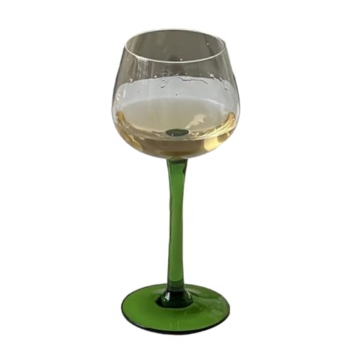 CAPIJIONG 150ml/5.oz Copa alta medieval francesa hogar esmeralda champán vintage dulce copa de vino dulce copa de esmeralda