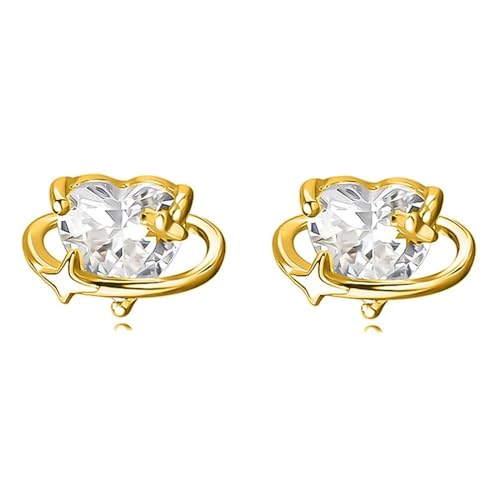 Boucle d'oreille cœur pour les femmes exigeantes : éclat durable et finitions de fête