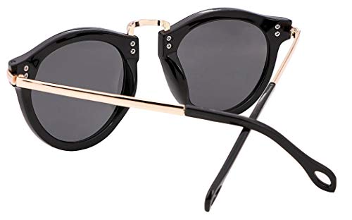 FEISEDY Vintage Arrow Women Sunglasses Round Design Candy Color B24274