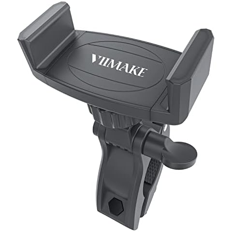 VIIMAKE Bike Phone Mount, Bicycle Motorcycle Holder Mount for Bike Handlebar,Cycling Bike Phone Holder for iPhone 11 Pro Max X XR Xs 8 Plus,Samsung S20 Note10,4 to 6.5 Inches (Black) Cover