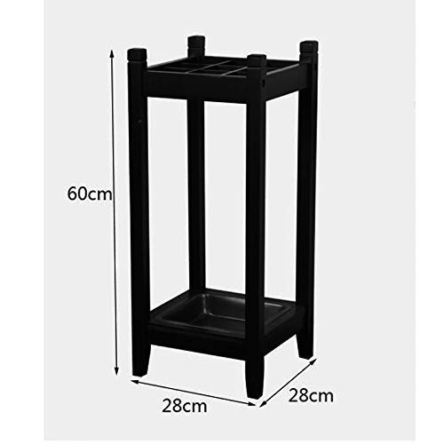 Support porte-parapluies haut de gamme avec finition noir mat