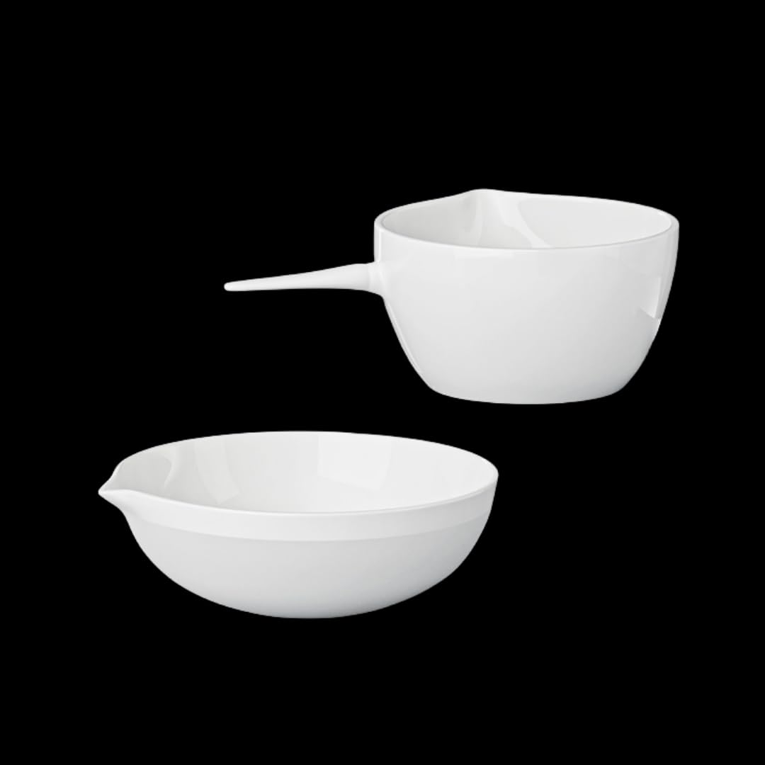 Crogiolo in ceramica a fondo tondo-1pz(Volume25ml)