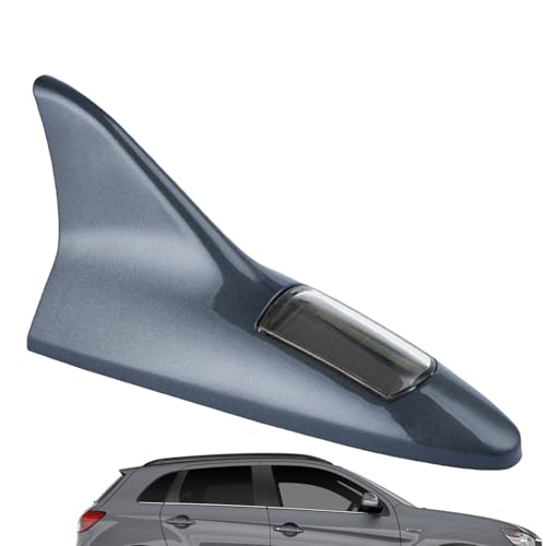 Luz solar de aleta de tiburón con antena de energía led para techo de coche