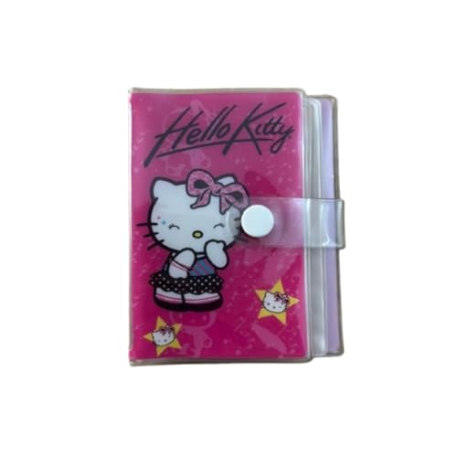 Porta Cartão Carteira Hello Kitty Sanrio Yes Rosa Pink Bolsos Transparente Prático Leve Organização