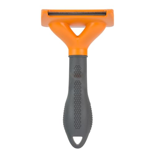 FURminator Medium Dog Undercoat deShedding Tool, Long Hair, Reduces Loose Hair from Shedding