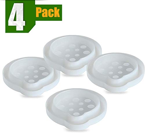 ASPECTEK Insect Interceptors, Bed Bugs Traps, Bedbug Detectors Monitor Control Pack of 4