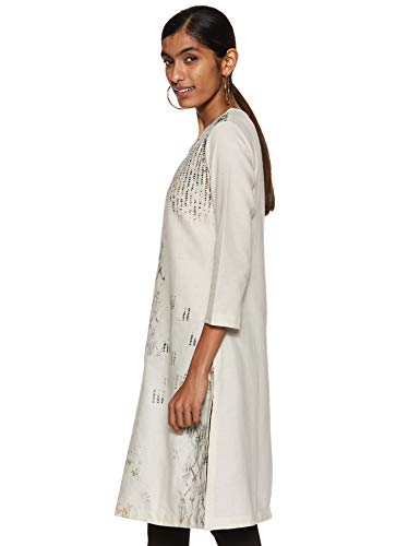 Image of BIBA Women's Rayon Straight Kurta