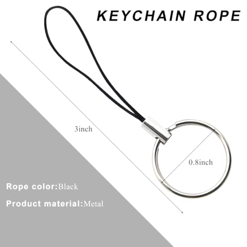 Image of Car Key Chain, Model S 3 X Y String Keychain Rope Lanyard, Lightweight Strap String for Key Fob USB Flash Drive