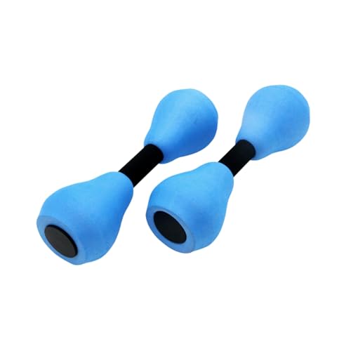 Lightweight EVA Foam Dumbbells for Aqua Aerobics, Water Exercise, Strength Training and Pool Fitness – 27.5cm Length, 68g Each – Soft, Durable, Non-Slip Design for Beginners, Seniors, Women