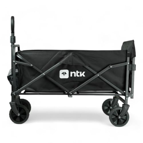 NTK, Carrinho Dobrável Transport P, 67cm, Inox com Acabamento Epóxi, Suporta até 80kg, Ideal para Ca