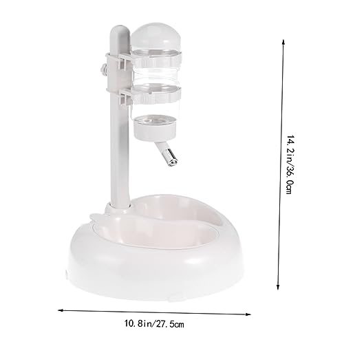 Fuente automática de agua para perros y gatos blanca miniatura 2