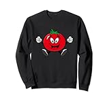El diseño gráfico fresco, llamativo, elegante, a la moda, fantástico y divertido tomate rojo feliz para hombres, mujeres y niños es para hombres adultos, mujeres, niños, niñas, jóvenes, adolescentes para usar durante cumpleaños, festivales, día del tomate, fin de semana, verano