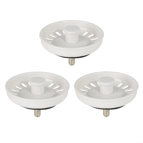 Filtro para desagüe de cocina 3 piezas blanco