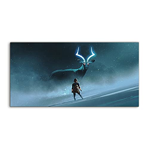 Tableau sur verre 120x60 cm art mural homme femme pour salon et chambre