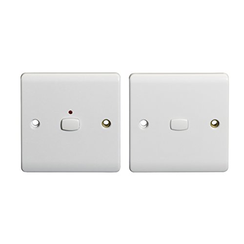 Energenie MIHO043 "Alexa Compatible MiHome" 2-Way Light Switch, 250 W, 240 V, White