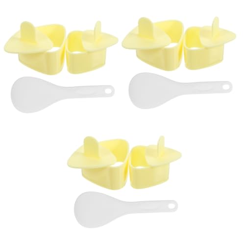 TOPBATHY 3 Juegos molde de bola de arroz equipo para hacer sushi hacer arroz moldes de arroz para sushi herramientas para hacer onigiri herramientas para hacer bolas de arroz páginas