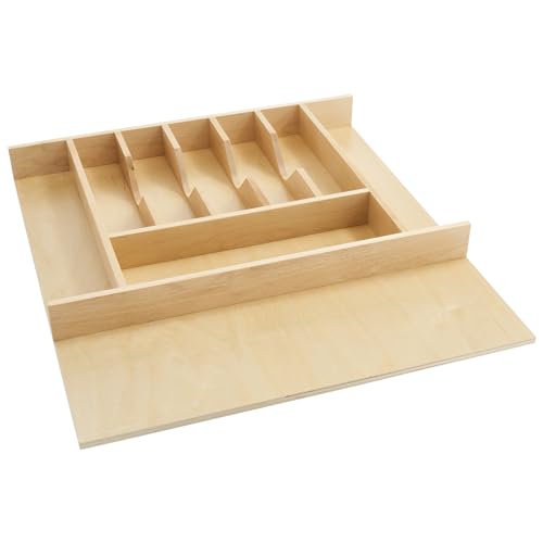 Image of Rev-A-Shelf Trim-to-Custom-Fit Silverware Drawer Insert Divider Organizer