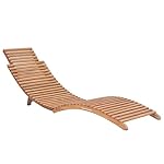 FIRBNUS Teak Sonnenliege klappbar (2er-Set)