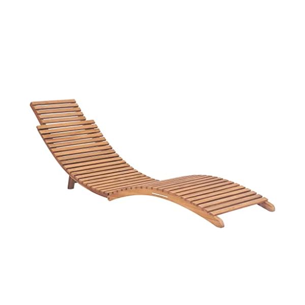 FIRBNUS Teak Sonnenliege klappbar (2er-Set)