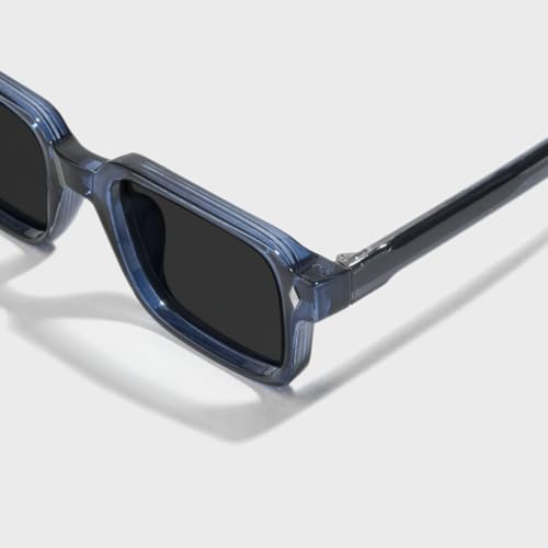 Image of SAM AND MARSHALL OCTOBER Sunglass I 400% UV Protection I Rectangular Sunglass I Cellulose Propionate I Unisex