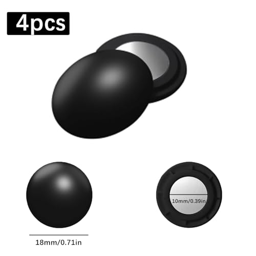 Helweet Startnummernhalter, Startnummer Magnete, Startnummer Befestigung, Magnete zum Einsatz bei Marathon, Geeignet für Startnummern, Taschentücher Oder Andere Kleinteile, 4 Stück, Schwarz