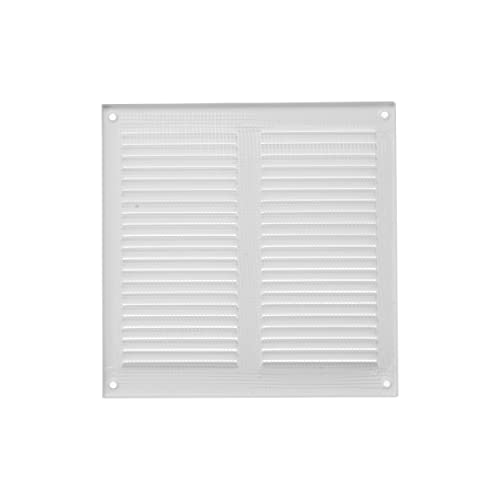 8" x 8" Inch / 200 x 200 mm White Air Vent Cover, Steel Return Air Grilles, for Ceiling and Sidewall, HVAC - Image 2