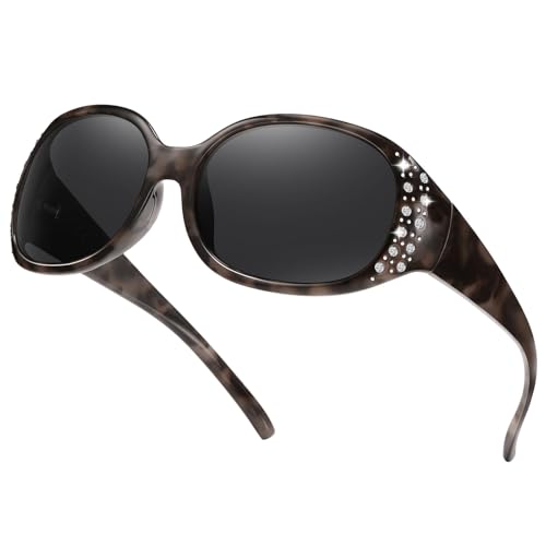 Image of HAOLOTA Polarized Sunglasses for Men Women Designer Driving Glasses Lightweight UV400 Protection