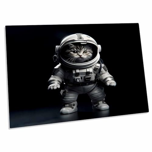 3dRose Space Kitten en traje de astronauta pad para escritorio miniatura 1
