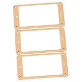 WESIEVYA 10pcs Nut Files Electric Guitar Pickup Cover Plastic Pickup Outline Border Guitar Supplies