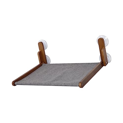 Cama para ventana para gatos que soluciona el aburrimiento en pisos pequeños 6