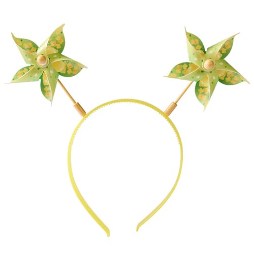 [�C���X�N] Spring Windmill Headbands Creative Funny Hair Hoop Lovely Pattern Headwear for Kids and Adults Spring Festival Headband