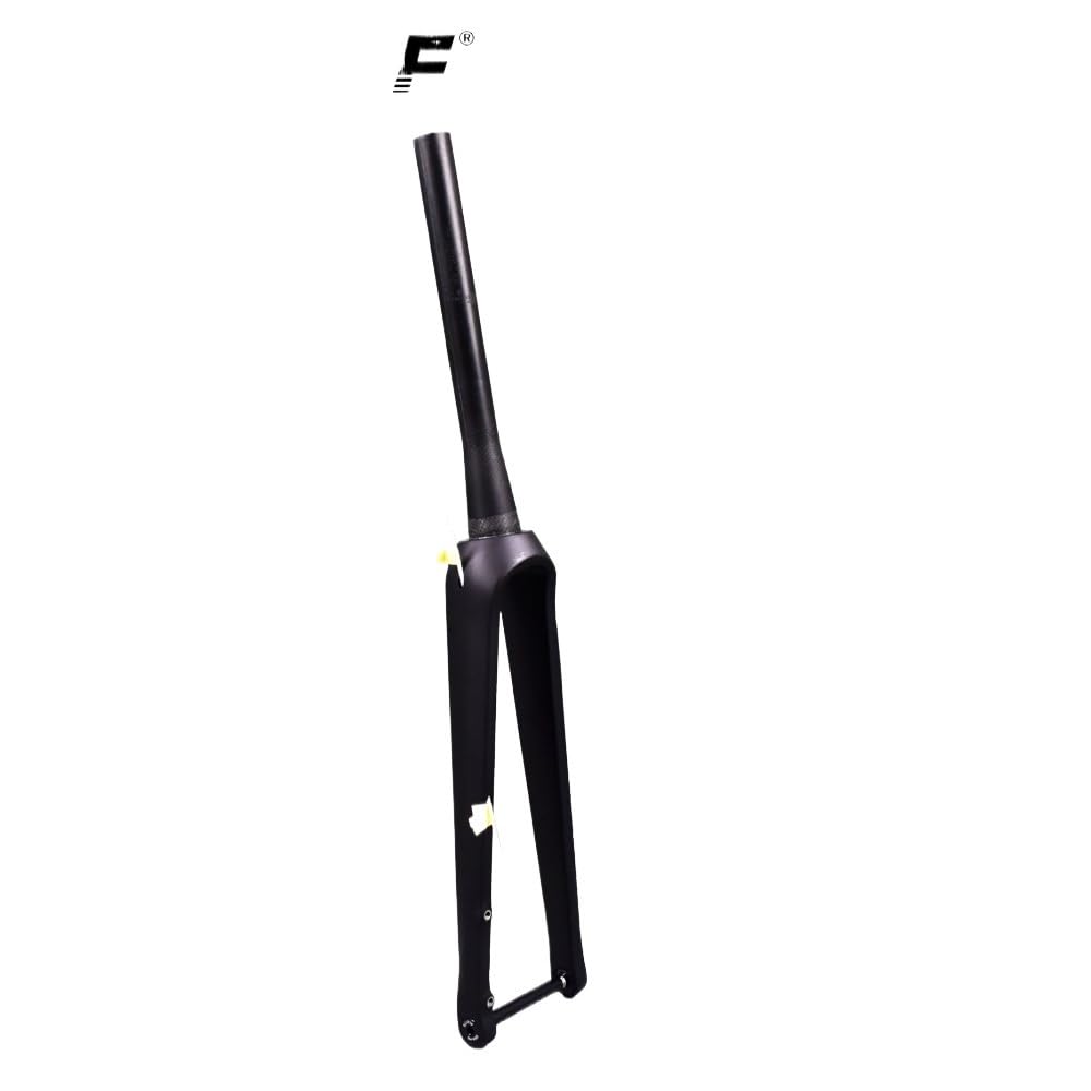 Fahrrad Gabel Carbon Road Gabel 700C Steckachse 100 * 12mm Scheibenbremse 140/160mm Fahrradgabeln Verjüngt Fahrradgabel