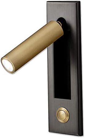 Modern Wall Mount LED Reading Light - Adjustable Wall Sconce With Dual Switches 3000K