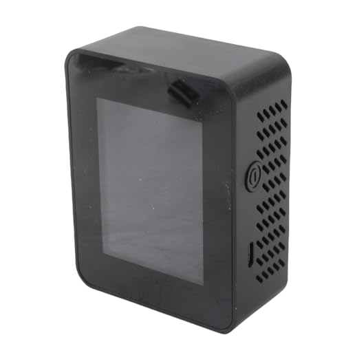 Generic Detector de CO2 Monitor de Calidad del Aire Semiconductor para Uso Doméstico en Invernaderos Agrícolas, Sensor de Humedad y Temperatura de Detección Rápida ZN MT03 (Black)