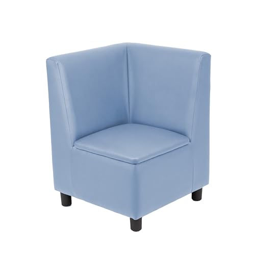 Image of FDP Kid Comfort Collective Modular Corner Armless Chair - Powder Blue