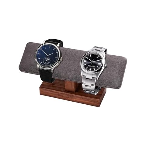 TINGSING Walnut T-Bar Watch Display Stand Cover