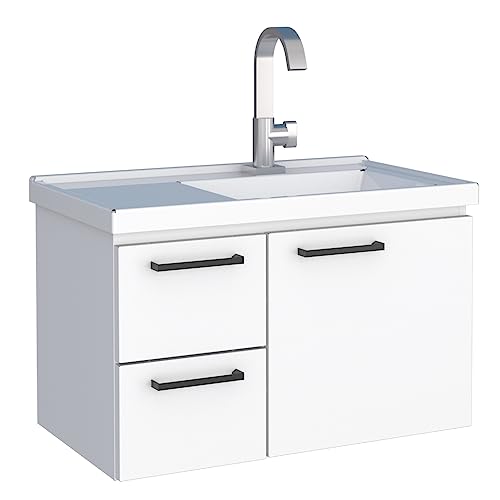 Gabinete para Banheiro em Aço Romã Branco - Cozimax