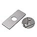 Sink Plate Hole Cover Deck Plate, Black/Gold/Grey Kitchen Sink Cover Plate, Stainless Steel Faucet Sink Square Hole Cover 1Pcs