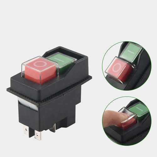 Interruptor electromagnético impermeable KJD17 de 5 pines con arranque magnético de seguridad 5